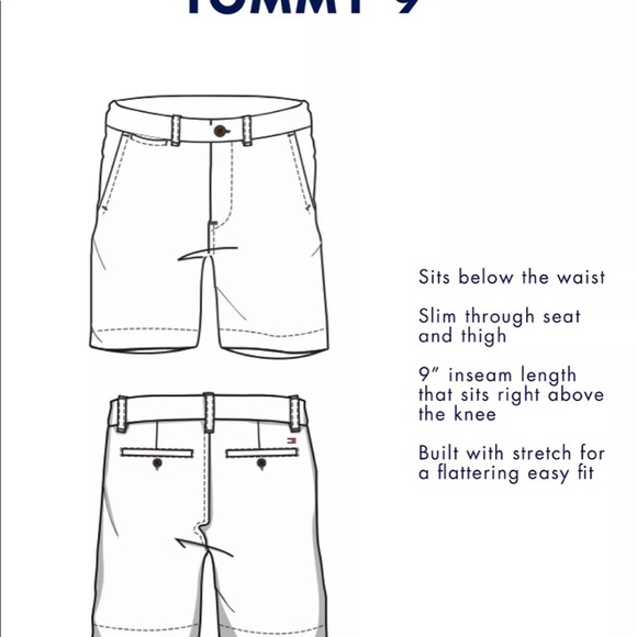 New Tommy Hilfiger THFlex Men’s 9” Shorts, Blue, 40W - Picture 5 of 6